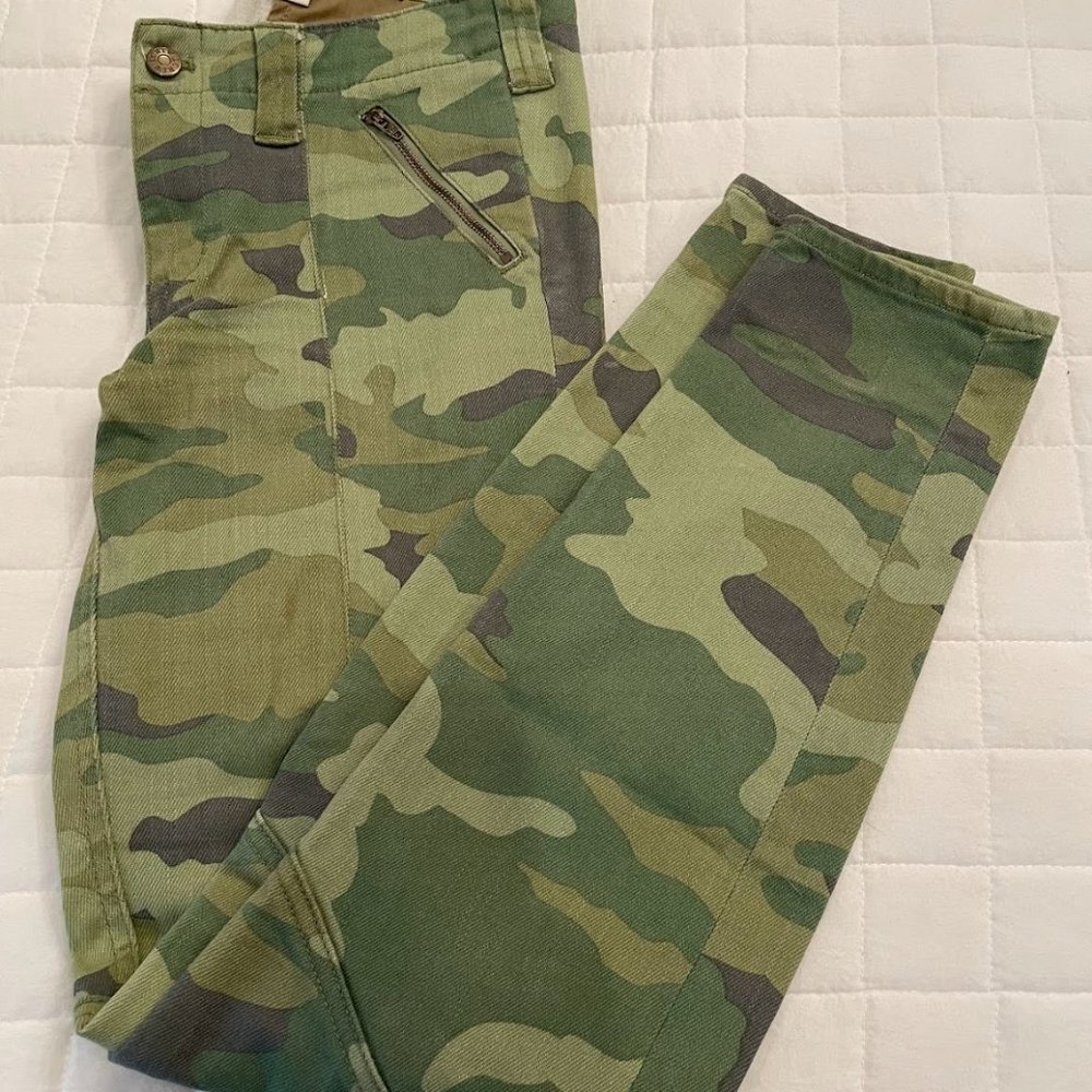 J. Crew Camo Toothpick Jeans